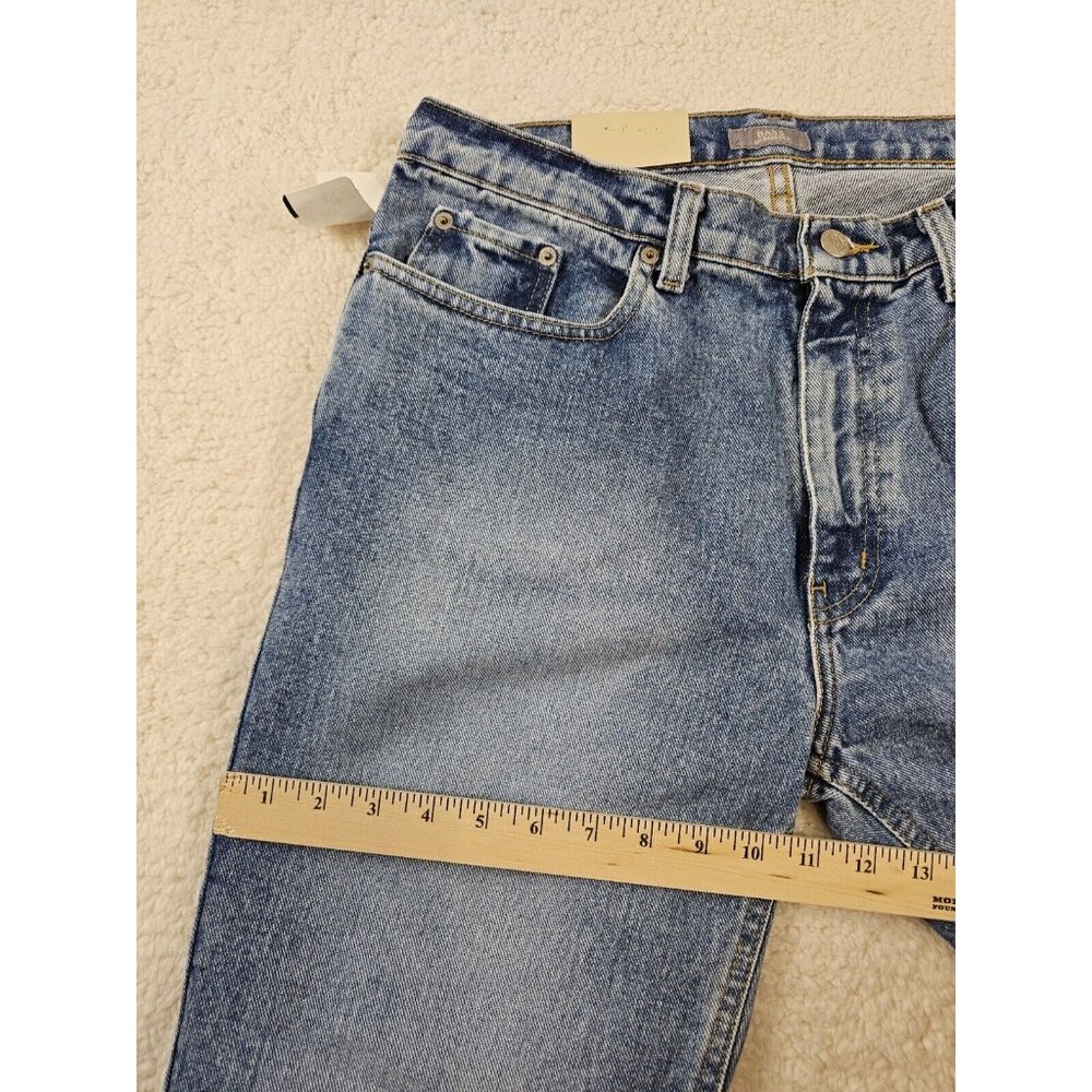 Bass Jeans Women's 10 Short Relaxed Fit Light Wash Blue Mom Jeans Preppy 90s - Picture 7 of 16